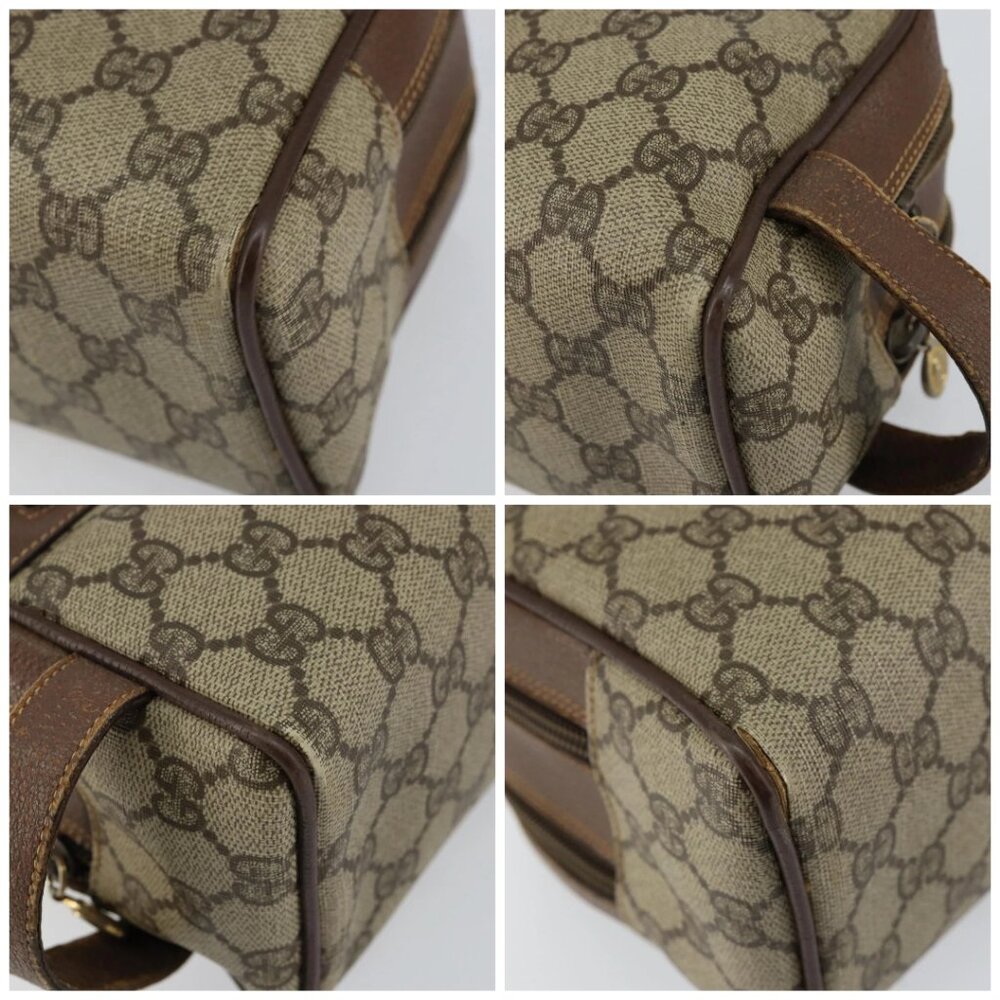 GUCCI GG Supreme Clutch Bag PVC Leather Beige Gold 014 58 6086 Auth bs31128 - Picture 16 of 16